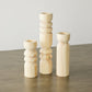 Abstract Wooden Tealight Totem Candle Holder - The Leafy Branch