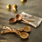 Olive Wood Salad Servers with Polished Bone Handles - The Leafy Branch