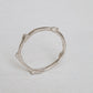 Budding twig ring Size 8, stackable rings, Maine forest botanical jewelry, recycled sterling silver, hand carved