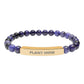Plant Mom Natural Stone Bar Bracelet