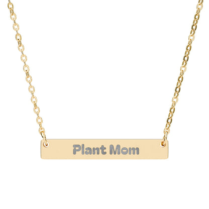 Plant Mama Bar Necklace