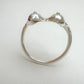 Breastful Bling, Silver boob ring, breast cancer awareness ring, Titty Trinket, Mammary Magic ring.