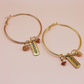 Enough Gold Hoop Earrings- yellow