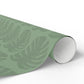 Monstera Leaf Green Wrapping Paper – Botanical Gift Wrap Roll