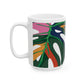 Monstera Ceramic Mug 15oz