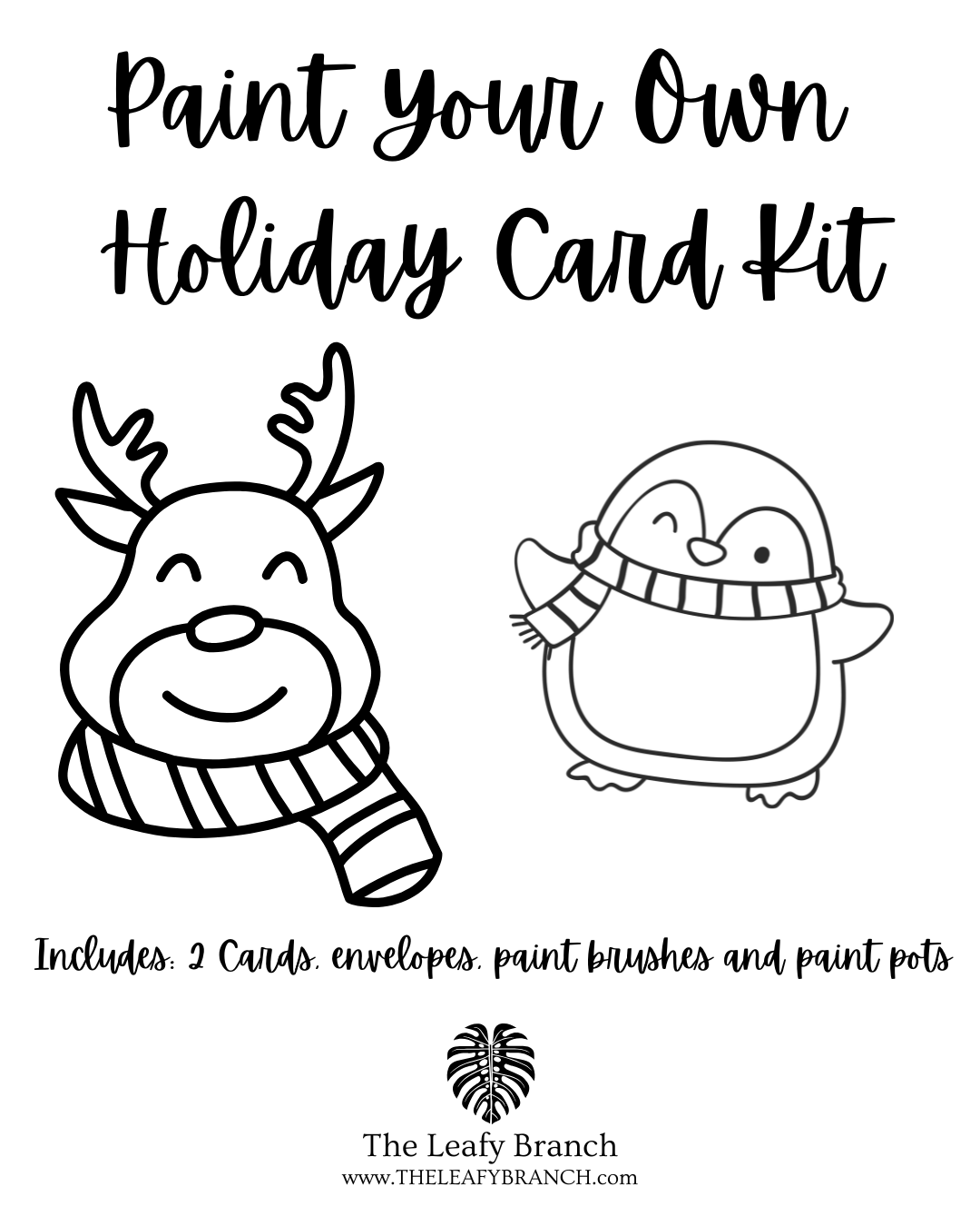 Paint Your Own Cards Kit #3