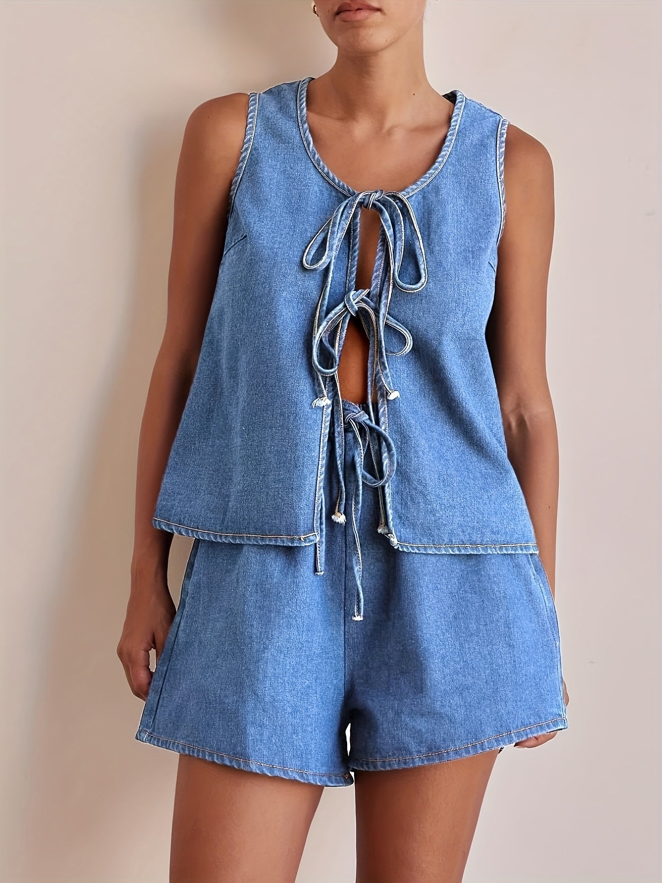Valentina Denim Set