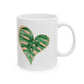 Monstera Heart Mug