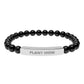 Plant Mom Natural Stone Bar Bracelet