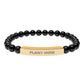 Plant Mom Natural Stone Bar Bracelet