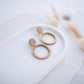 Clay Earrings | Simple Circle Dangles | All Things Neutral Collection
