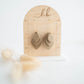 Clay Earrings | Stacked Hoops | All Things Neutral Collection