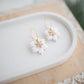 Clay Earrings | Snowflake Hoops | Jingle+Joy Collection