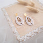 Clay Earrings | Luxe Crystal Long Dangles | Luxe Collection