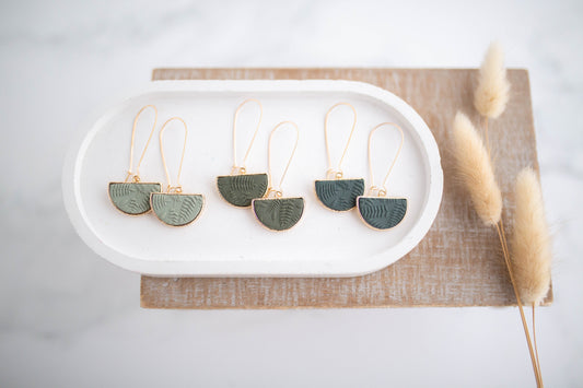 Clay Earrings | Botanica Longline Dangles | Botanica Collection