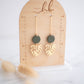 Clay Earrings | Monstera Longline Dangles | Botanica Collection