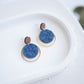 Clay Earrings | Indigo Dainty Dangles | Indigo Daydream Collection