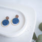 Clay Earrings | Indigo Dainty Dangles | Indigo Daydream Collection