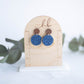 Clay Earrings | Indigo Dainty Dangles | Indigo Daydream Collection