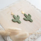 Clay earring | sage cactus | Southwest Collection