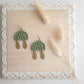 Clay earring | sage cowgirl dangles | Southwest Collection