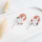 Clay earring | boho snake studs