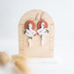 Clay earring | boho snake studs