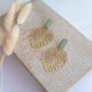 Clay earring | Sage Beachy Leaves | Beach Collection