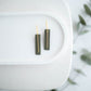 Clay Earrings | Simple Rectangle Mini Hoops | Spring Fling Collection