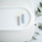 Clay Earrings | Simple Rectangle Mini Hoops | Spring Fling Collection