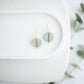 Clay Earrings | Mini Simple Circle Hoops | Spring Fling Collection