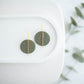 Clay Earrings | Simple Circle Hoops | Spring Fling Collection