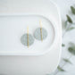 Clay Earrings | Simple Circle Hoops | Spring Fling Collection