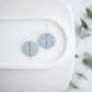 Clay Earrings | Simple Circle Hoops | Spring Fling Collection
