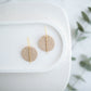 Clay Earrings | Simple Circle Hoops | Spring Fling Collection