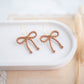 Clay Earrings | Latino Bow Hoops | Cozy Cowgirl Collection