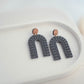 Clay Earrings | Boho Arch Dangles | Autumn Vibes Collection