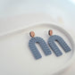 Clay Earrings | Boho Arch Dangles | Autumn Vibes Collection