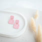 Clay Earrings | Happy Square Dangles | Happy Collection