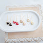 Clay Earrings | Mini Heart Drops | Sweetheart Collection