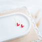 Clay Earrings | Mini Heart Drops | Sweetheart Collection