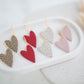 Clay Earrings | Heart Hoops | Wild Love Collection