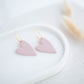 Clay Earrings | Heart Hoops | Wild Love Collection