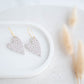 Clay Earrings | Heart Hoops | Wild Love Collection