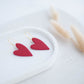 Clay Earrings | Heart Hoops | Wild Love Collection