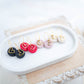 Clay Earrings | Mini Heart Hoops | Sweetheart Collection