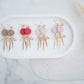Clay Earrings | Dainty Bow Dangles | Wild Love Collection