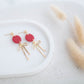Clay Earrings | Dainty Bow Dangles | Wild Love Collection