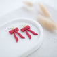 Clay Earrings | Bow Dangles| Wild Love Collection