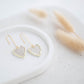 Clay Earrings | Longline Heart Dangles | Wild Love Collection
